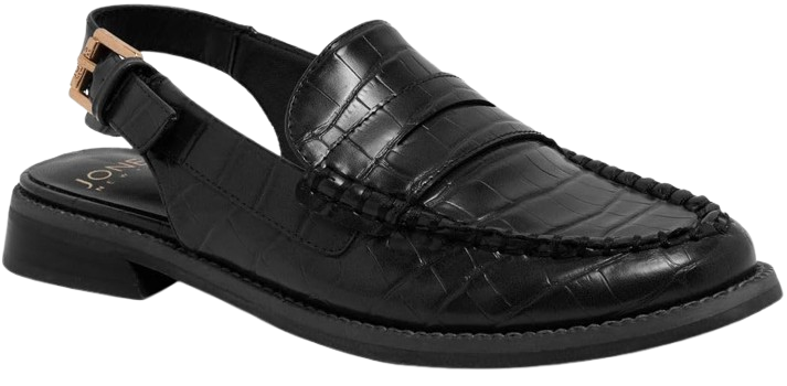 Back Strap Penny Loafer Style with Adjustable Buckle